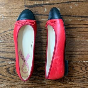 Vintage Marc Fisher Cap Toe Ballet Flats